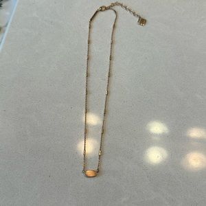 Rose gold Kendra Scott necklace
